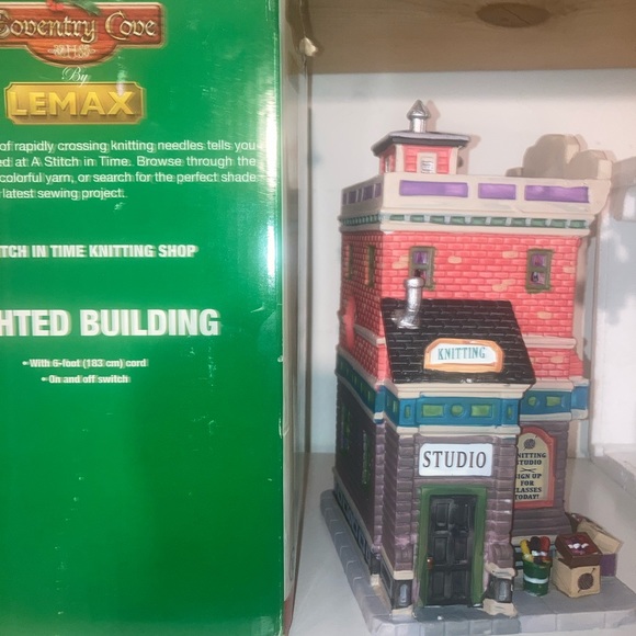 Lemax Coventry Cove A Stitch in Time Knitting Ship Christmas Village - Picture 3 of 7